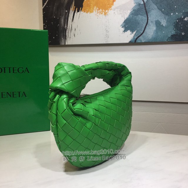 Bottega veneta高端女包 98080 寶緹嘉小號羊皮手工編織女包 BV爆款jodie新版本2代編織打結圓形hobo包  gxz1145